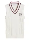 Brunello Cucinelli Knitted Vest In White