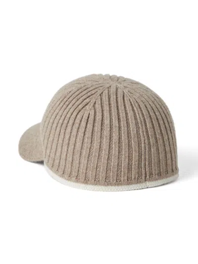 Brunello Cucinelli Knitted Wool Blend Cap