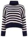Brunello Cucinelli Striped Sweater In Wool And Cashmere