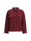 Brunello Cucinelli Wraparound Wool Cashmere Cardigan With Patch Pockets In Brown
