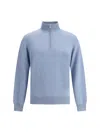 Brunello Cucinelli Cashmere Sweater In Blue