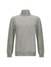 Brunello Cucinelli Cashmere Turtleneck Sweater In Neutral