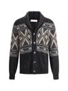 Brunello Cucinelli Virgin Wool Cardigan In Gray