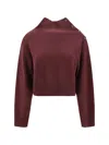 Brunello Cucinelli Cashmere Cropped High-neck Sweater