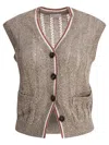 Brunello Cucinelli Knitwear With Button Detailing And Front Pockets
