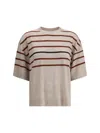 Brunello Cucinelli Sweater  Woman Color Beige In Beige