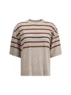 Brunello Cucinelli Sweater  Woman Color Beige In Beige