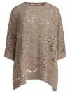 Brunello Cucinelli Perforated Oversized Sweater