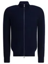 Brunello Cucinelli Blue Cotton Knitwear In Black