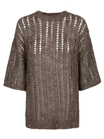 Brunello Cucinelli Knitwear In Brown