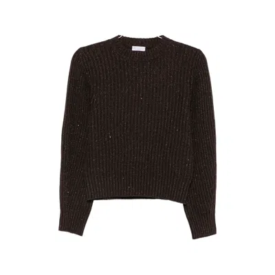 Brunello Cucinelli Sequin-embellishment Sweater In Brown