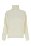 Brunello Cucinelli Knitwear Turtleneck Long Sleeves Ribbed Cuffs In C2723