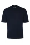 Brunello Cucinelli Men Regular Fit Cotton T-shirt In Blue