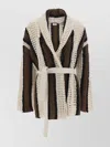 Brunello Cucinelli Striped Cardigan