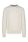 Brunello Cucinelli Crew-neck Ribbed-knit Jumper In Co312