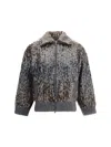 Brunello Cucinelli Women Sequined Cardigan In Gray