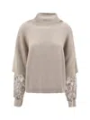 Brunello Cucinelli Cashmere Turtleneck In Gray