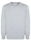 Brunello Cucinelli Light Grey Virgin Wool And Cashmere Jumper In Grey