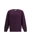 Brunello Cucinelli Crewneck Sweater With Raglan Sleeves And Speckled Pattern In Multi