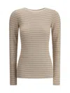 Brunello Cucinelli Women Cashmere Long Sleeve Jersey In Multicolour