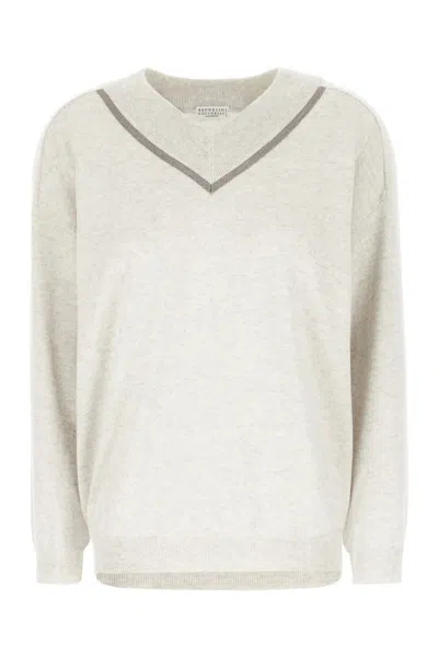 Brunello Cucinelli Knitwear In Nebbia