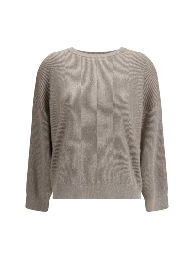 Brunello Cucinelli Knitwear In Gray