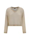Brunello Cucinelli Wool Mohair Sweater In Multi