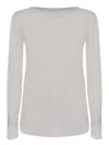 Brunello Cucinelli Women's Cashmere And Silk Sparkling Lightweight Sweater In White
