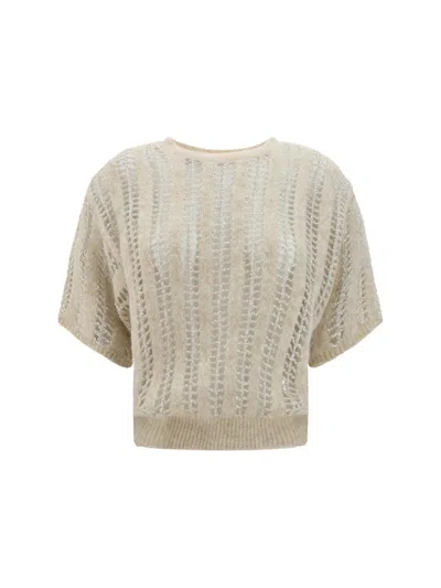 Brunello Cucinelli Jumper In Beige