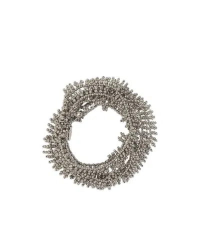 Brunello Cucinelli Knotted Embellished Bracelet In No