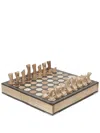 Brunello Cucinelli Krion® Chess And Draughts Set In Brown