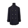 Brunello Cucinelli L Double-breasted Short Coat In Blue