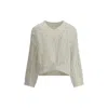 Brunello Cucinelli Cable-knit Mesh Jumper