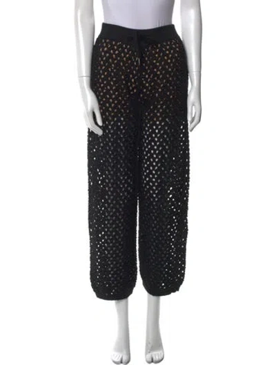 Pre-owned Brunello Cucinelli Lace Pattern Straight Leg Pants W/ Tags