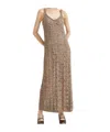 Brunello Cucinelli Lace-patterned Dress In Brown