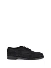 Brunello Cucinelli Almond Toe Lace-up Shoes In Black