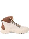 Brunello Cucinelli Lace-up Boots In Neutral