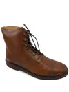 Brunello Cucinelli Lace-up Cap-toe Boots In Blue