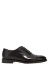 Brunello Cucinelli Lace-up Leather Oxford Shoes In Black
