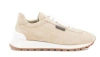 Brunello Cucinelli Lace-up Rubber Sole In Neutral