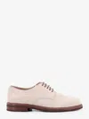 Brunello Cucinelli Suede Derbies In Brown