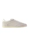 Brunello Cucinelli Lace Up Sneakers In Gold