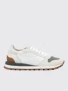 Brunello Cucinelli Lace-up Sneakers In White
