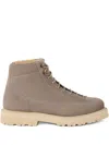 Brunello Cucinelli Lace-up Suede Boots