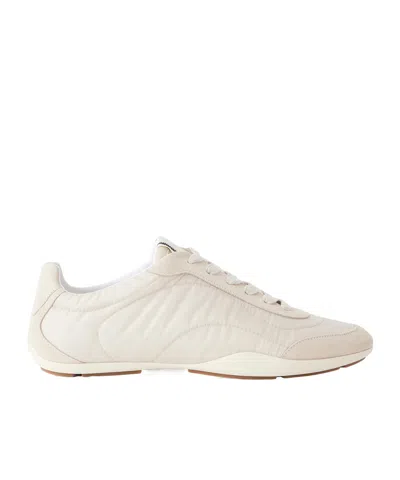 Brunello Cucinelli Lace-up Sneakers In White