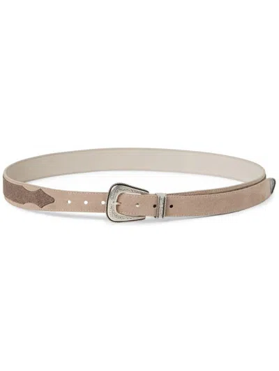 BRUNELLO CUCINELLI BRUNELLO CUCINELLI LAETHER BICOLOR BELT