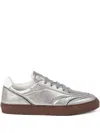 Brunello Cucinelli Lamé-effect Leather Sneakers