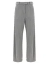 Brunello Cucinelli Trousers With Belt Loops And Pockets In Gray