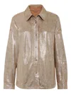 Brunello Cucinelli Oversize Leather Shirt