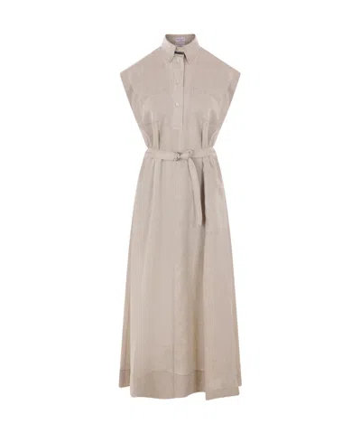 BRUNELLO CUCINELLI BRUNELLO CUCINELLI SLEEVELESS DRESS